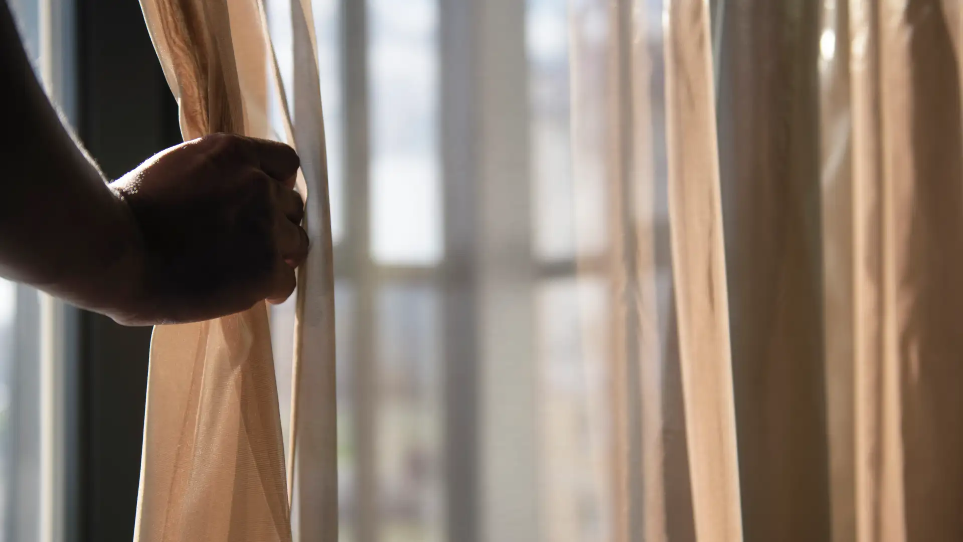 Curtain tieback detail Miami window treatments