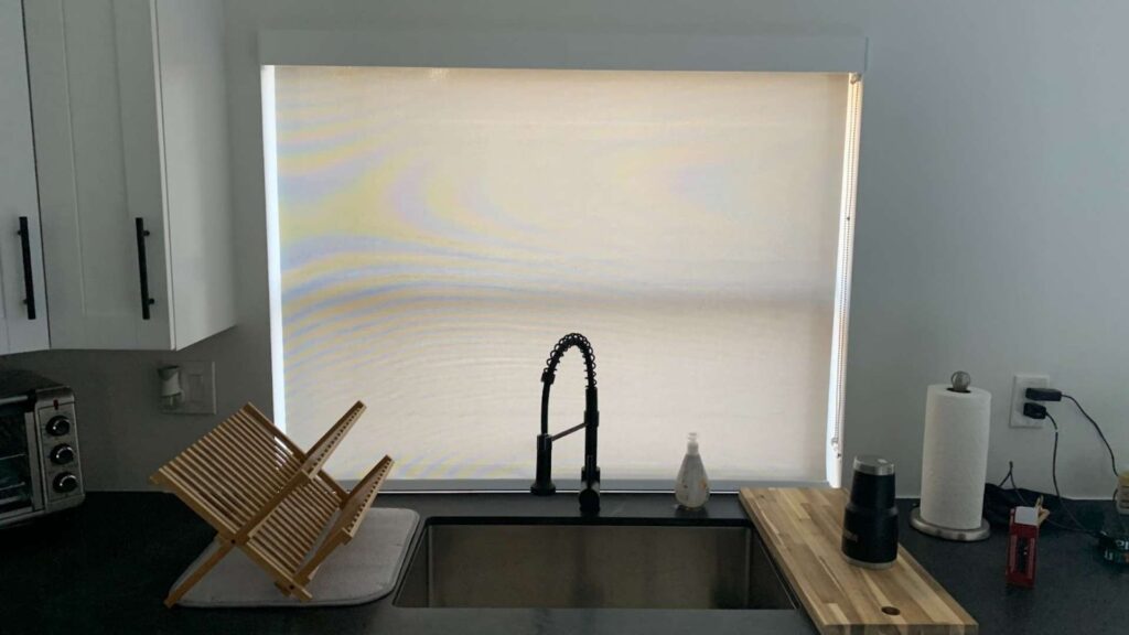Window Shade in Kitchen