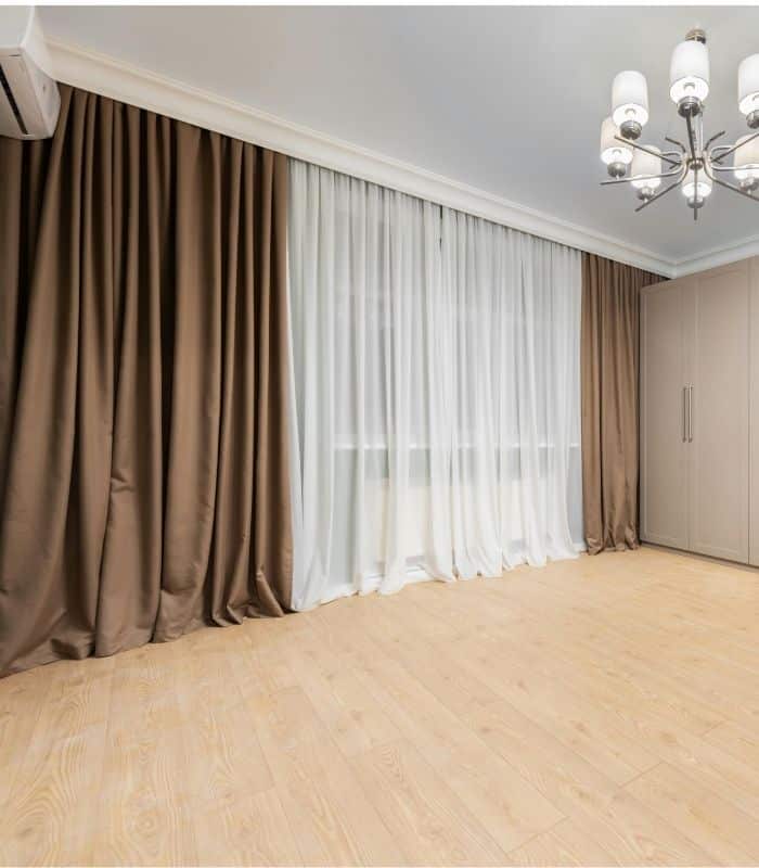 Goblet Pleat Drapes with modren look