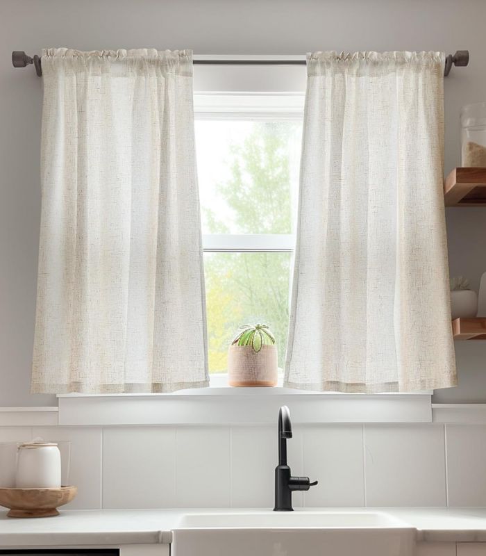 Café Curtains for modern café in Miami