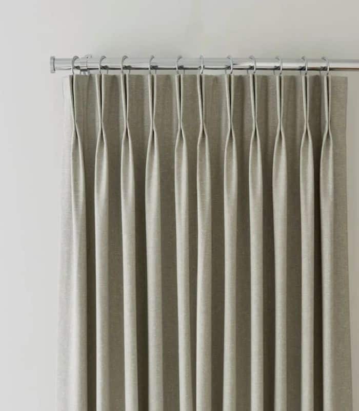 Double and Triple Pleat Drapes for Modern Spaces