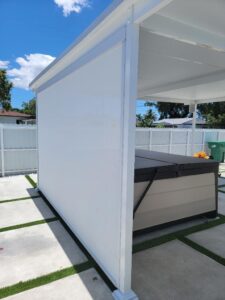 Shades installed by Miami Best Blinds