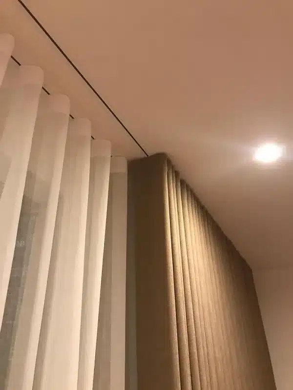 Ceiling-Mounted Curtain Tracks