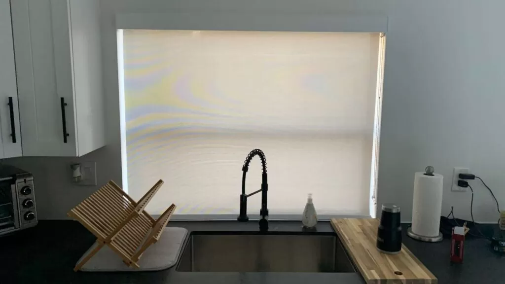 Window Shade in Kitchen